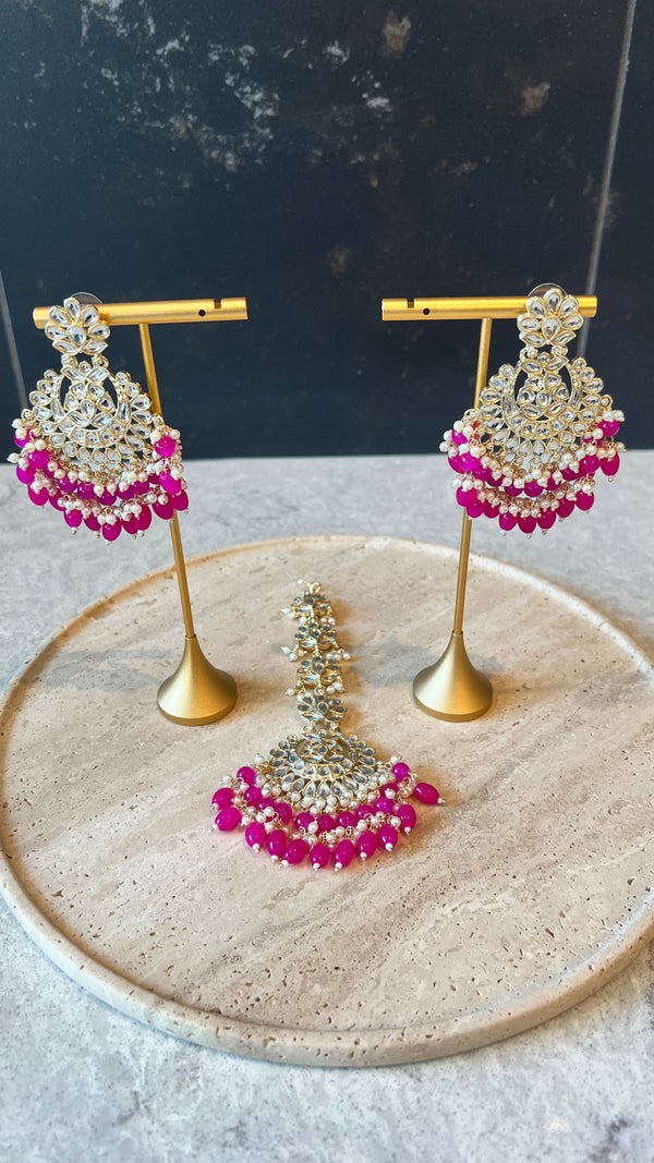 Kaya Earring and Teeka Set