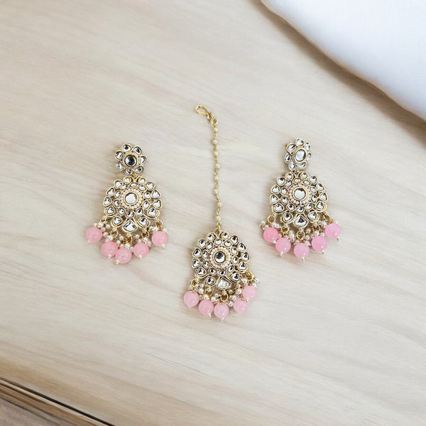 Azirah Earring & Teeka Set